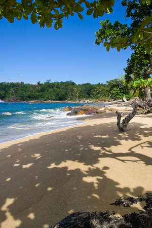 Coastal landscape of the Antongil Bay, east of Madagascarの写真素材