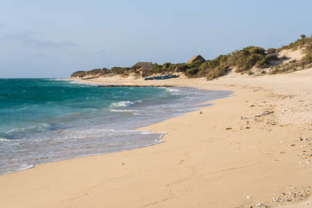 The beach of Anakao, southern Madagascarの写真素材