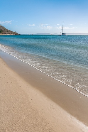 Beach of the Antsiranana bay (Diego Suarez), northern Madagascarの写真素材