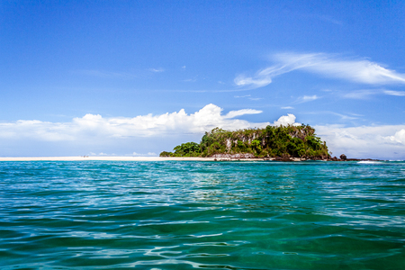 Nosy Fanihy, the bats island, deserted islet near Nosy Be, North of Madagascar.の写真素材