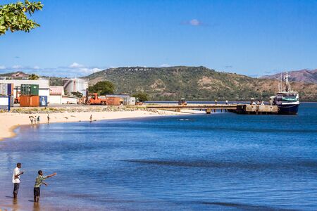 Vohemar, Madagascar, May 22, 2017: View on the port of Vohemar in Eastern Madagascarのeditorial素材