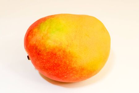 Mango fruit isolated on white backgroundの写真素材