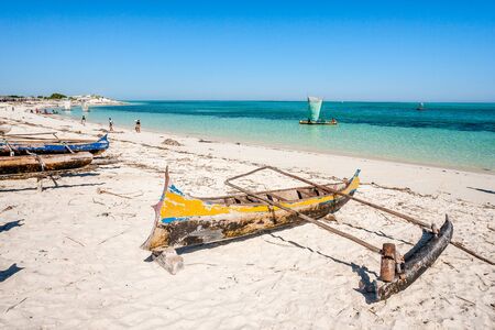 Tsifota, Madagascar, June 09, 2017: The fishing village of Tsifota in southwestern Madagascarのeditorial素材
