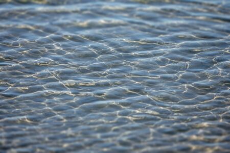 Crystal clear water of the tropical lagoonの写真素材