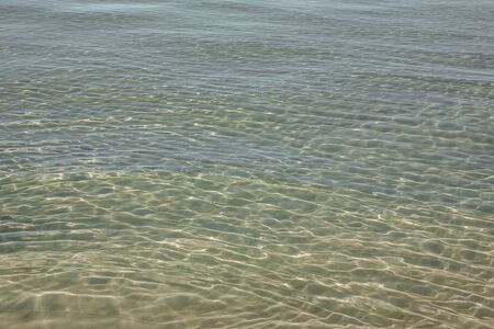 Crystal clear water of the tropical lagoonの写真素材