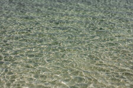 Crystal clear water of the tropical lagoonの写真素材