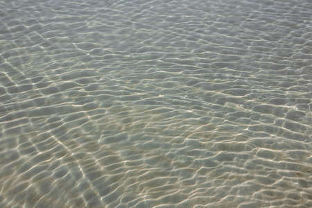 Crystal clear water of the tropical lagoonの写真素材