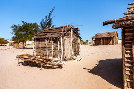Tsiandamba, Vezo fishing village in Western Madagascarの写真素材