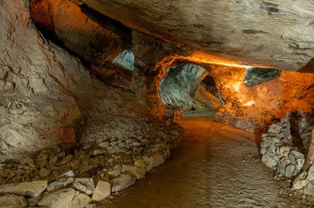 spectacular zinc mine in disuse