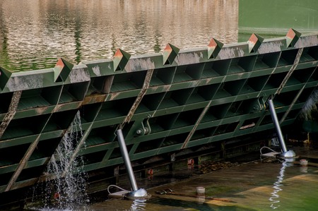 Dam bulkheadsの写真素材