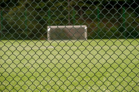 Soccer field in synthetic grass