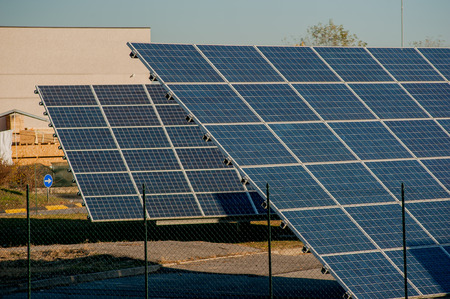 photovoltaic panels to create industrial energy,
