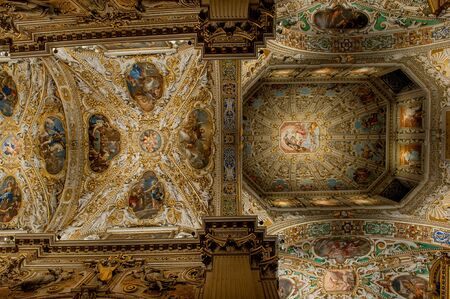 basilica santa maria maggiore in bergamo,のeditorial素材