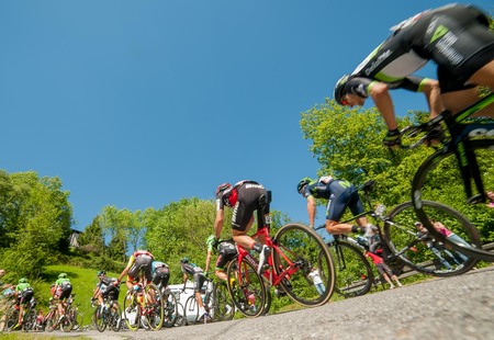 Tour of italy, cycle ride at stagesのeditorial素材