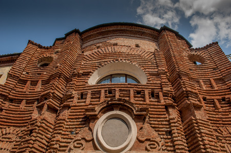 Church of alba  in Piedmont Italyの写真素材