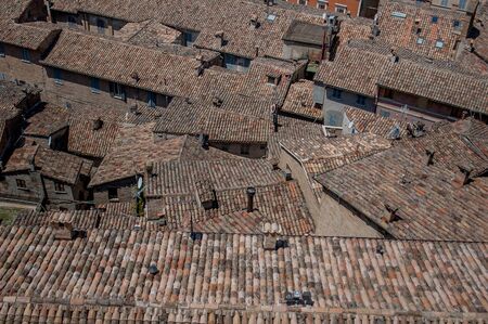 roofs of old houses