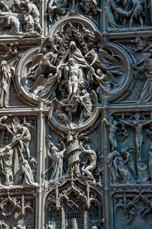 door carved bronzeのeditorial素材
