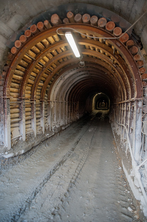 entrance into the mineの写真素材