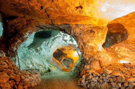old mining mine for metal extractionの写真素材