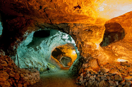 old mining mine for metal extractionの写真素材