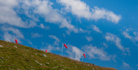 wind direction indicator at the airport