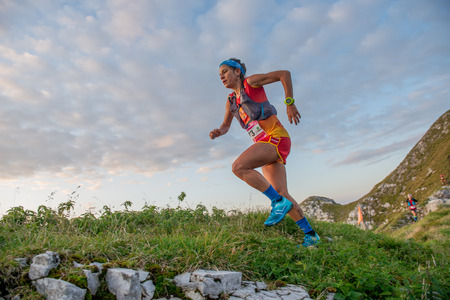 Serina Italia September 1st 2019: Extreme race for very physically prepared athletes on the crests...
