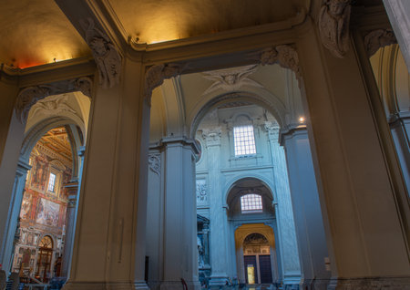 Rome Italy March 16 2023: Basilica of San Giovanni in Laterano, also referred to as the Cathedral of Romeの写真素材