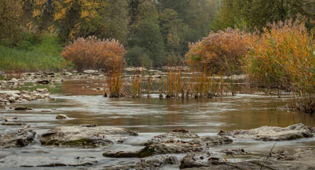 The beautiful mountain river that flows through the tiny town of Santa Sofia in central Italy is a...
