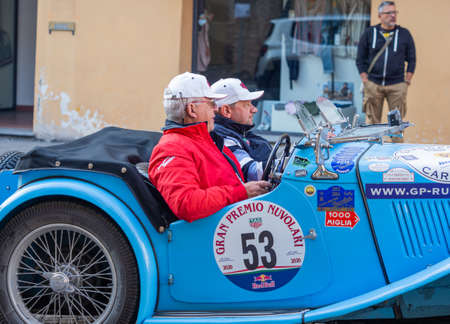 Meldola, Emilia Romagna - Italy 20 September 2020. the Nuvolari Grand Prix took place, the historic international race for FIA regularity, a great ACI-SPORT event.のeditorial素材