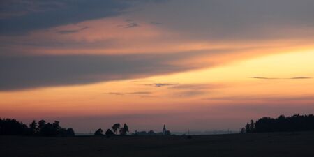 evening skyの写真素材