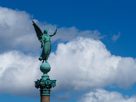statue in Copenhagenの写真素材