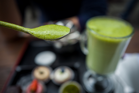 Matcha Latteeの写真素材
