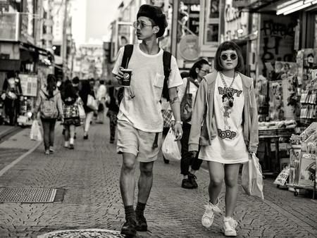Couple in Japanのeditorial素材