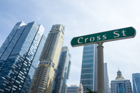 A Skyscraper on a sunny dayの写真素材