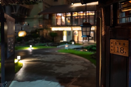 A lantern on the streets of Tainan, Taiwan.