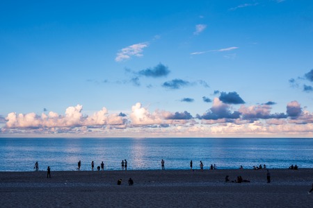 The Hualien Beach in Taiwanの写真素材