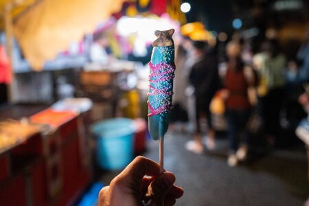 banana sweet food in Kawaguchiko, Japanの写真素材