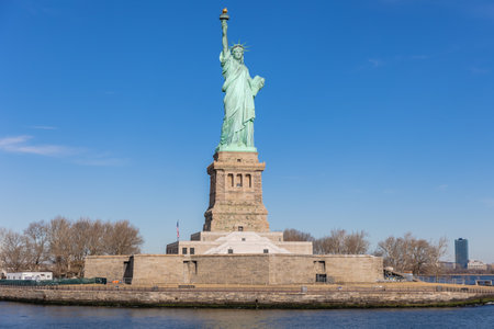 Statue of Liberty in New York, USAの写真素材