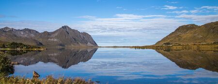 Views of Lofoten islands and around, in Norwayの写真素材