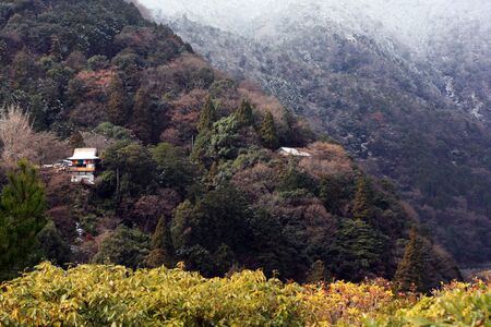 Kyoto temples lanterns and japanese gardensの写真素材