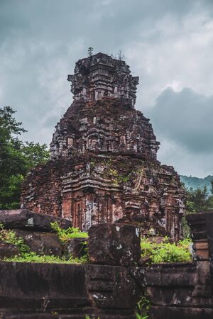 Views of My Son Sanctuary in Hoi An, Central Vietnamの写真素材