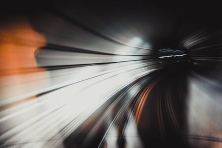 Fast subway viewの写真素材