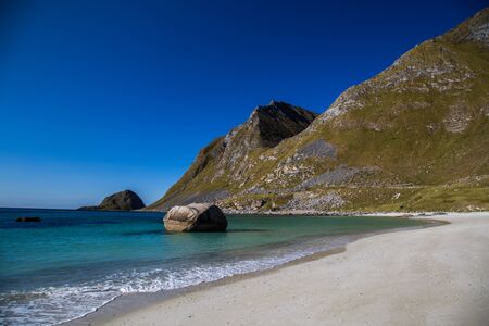 Views of Lofoten islands and around, in Norwayの写真素材