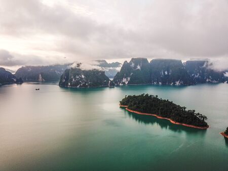 Khao Sok national park views in Thailandの写真素材