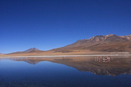 Salar de Uyuni, amid the Andes in southwest Boliviaの写真素材