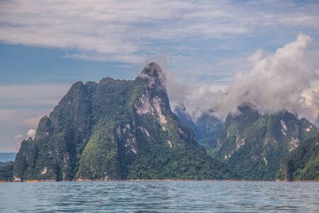 Khao Sok national park views in Thailandの写真素材