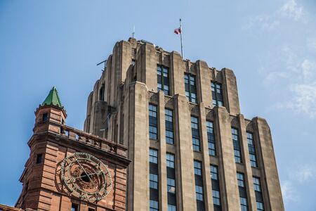 City street views of Montreal in Canadaの写真素材