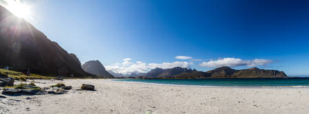 Views of Lofoten islands and around, in Norwayの写真素材