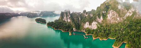 Khao Sok national park views in Thailandの写真素材