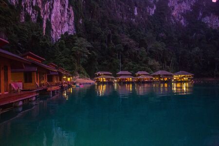Khao Sok national park views in Thailandの写真素材